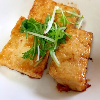 豆腐の生姜ステーキ